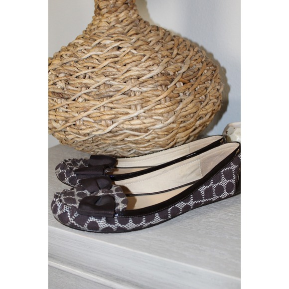 Kate Spade‎ New York Ballet Flats Women's Size 8.5 Geometric Bow Accent - Picture 2 of 4
